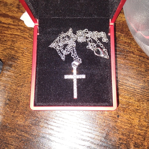COPY - Heart and Cross Necklace - Picture 3 of 4